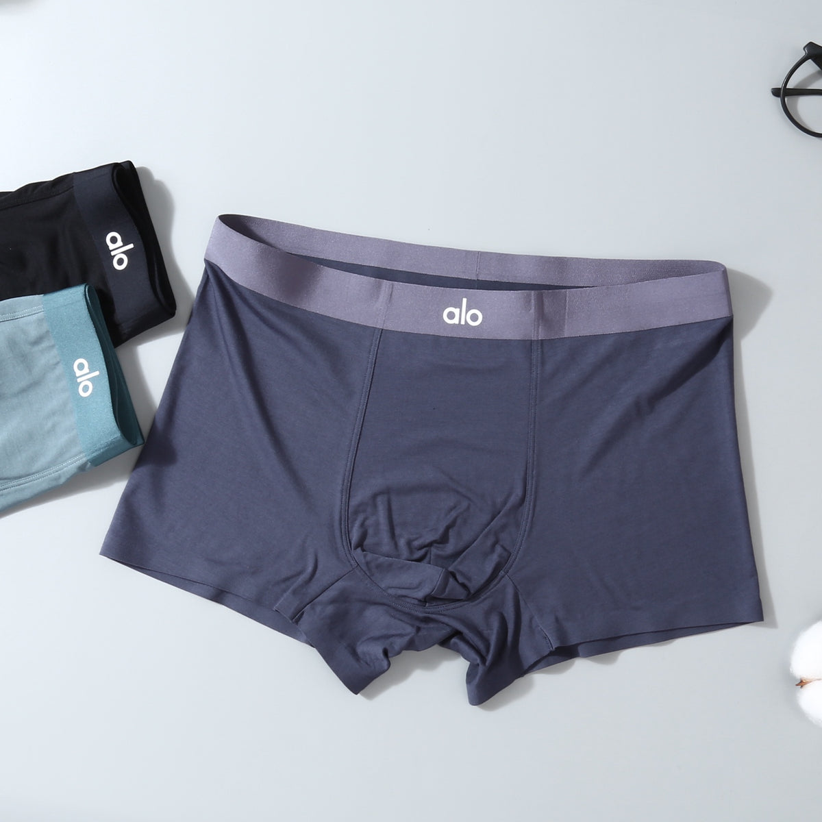 Alo Tonal Logo Men's Boxer Briefs - 3-Piece Box