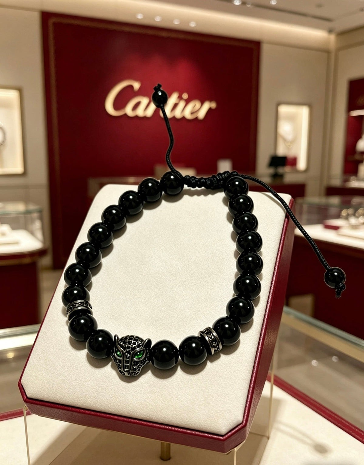 Martin Graham bracelet in polished metal-tone – front view