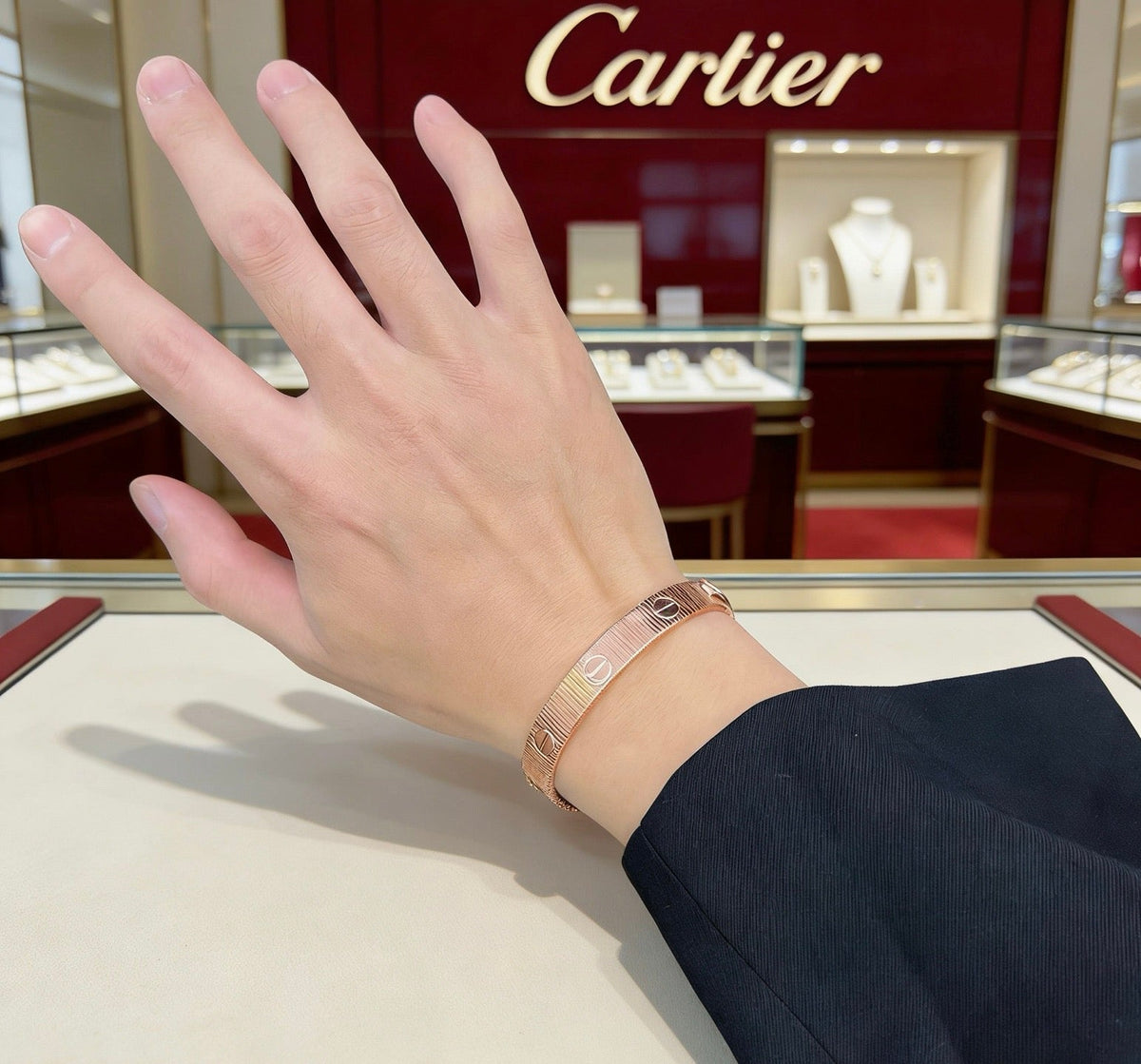 Martin Graham bracelet in polished metal-tone – front view