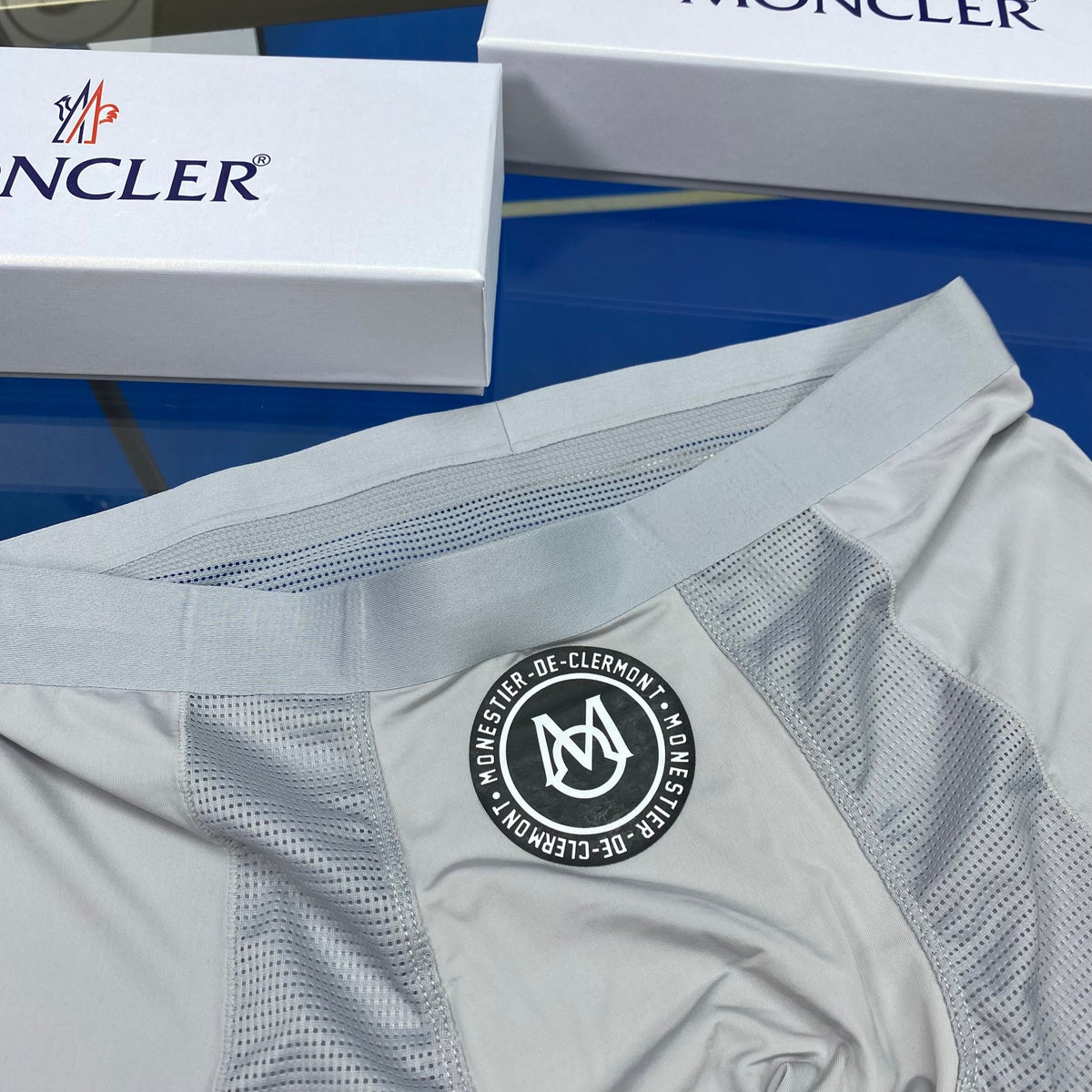 Moncler Cotton Circular Patch Men's Boxer Briefs - 3-Piece Box