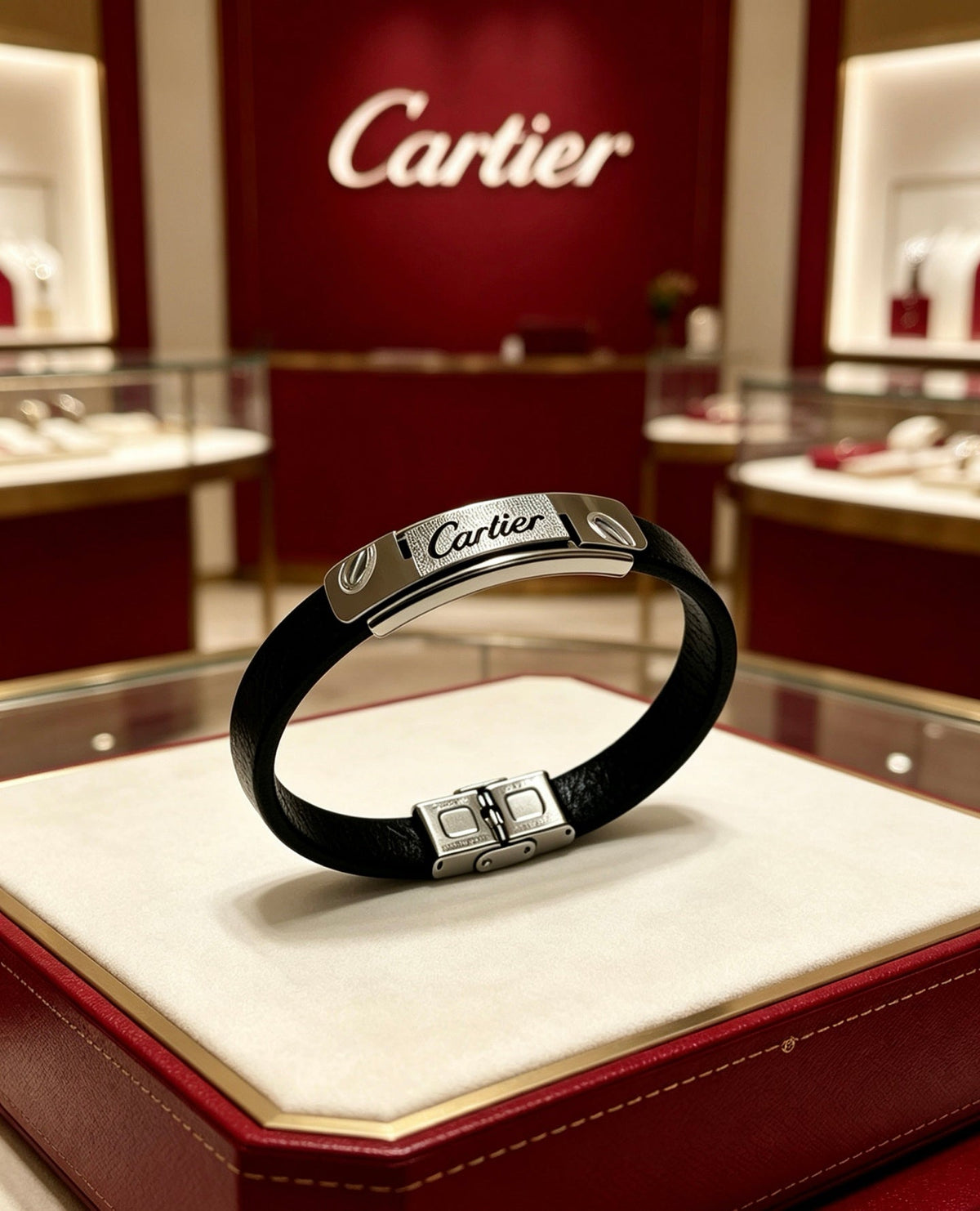 Martin Graham bracelet in polished metal-tone – front view