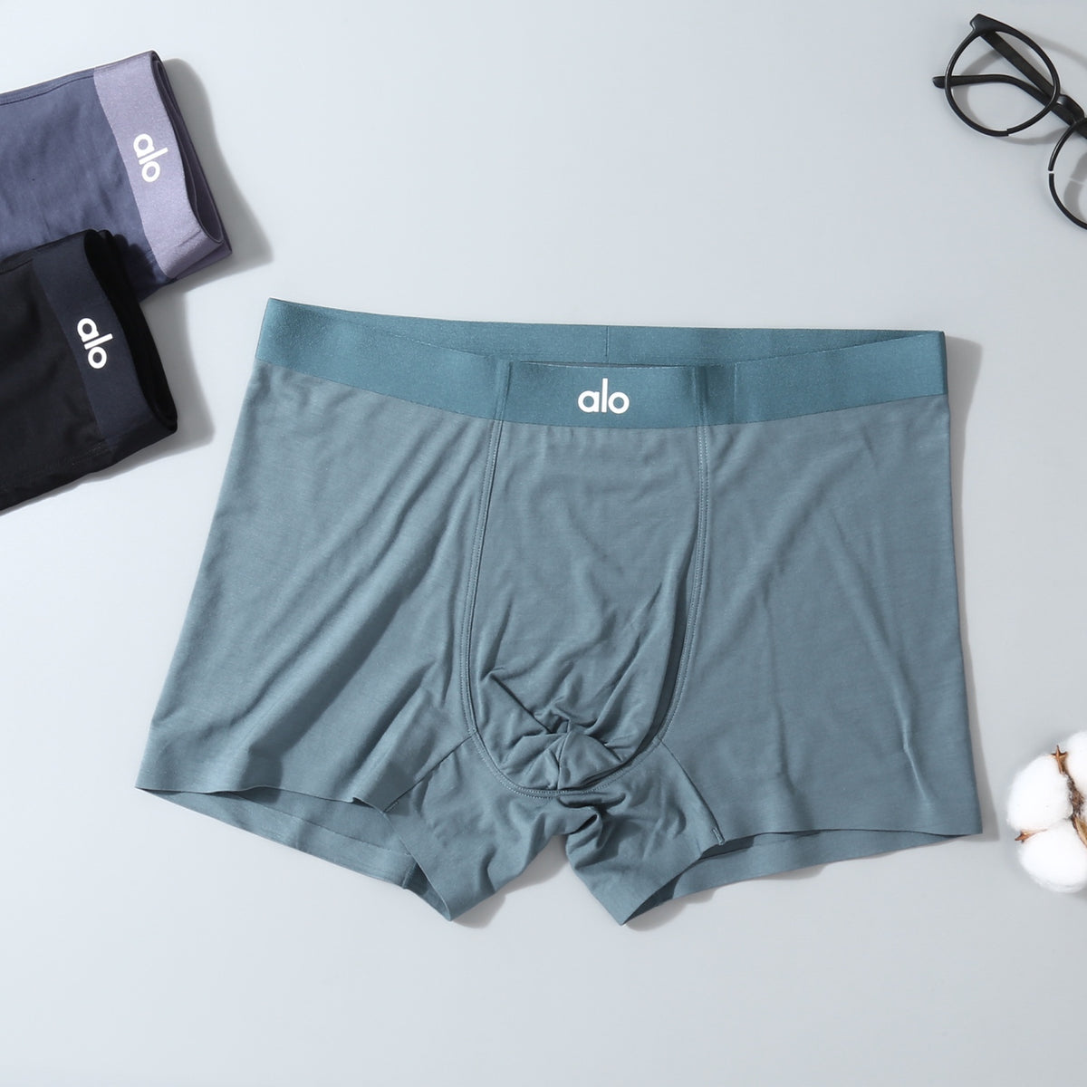 Alo Tonal Logo Men's Boxer Briefs - 3-Piece Box