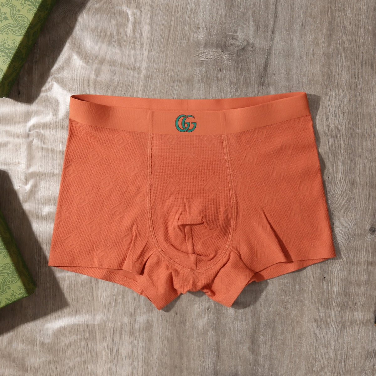 Gucci Cotton-Blend Tonal Jacquard Men's Underwear - 3-Piece Box