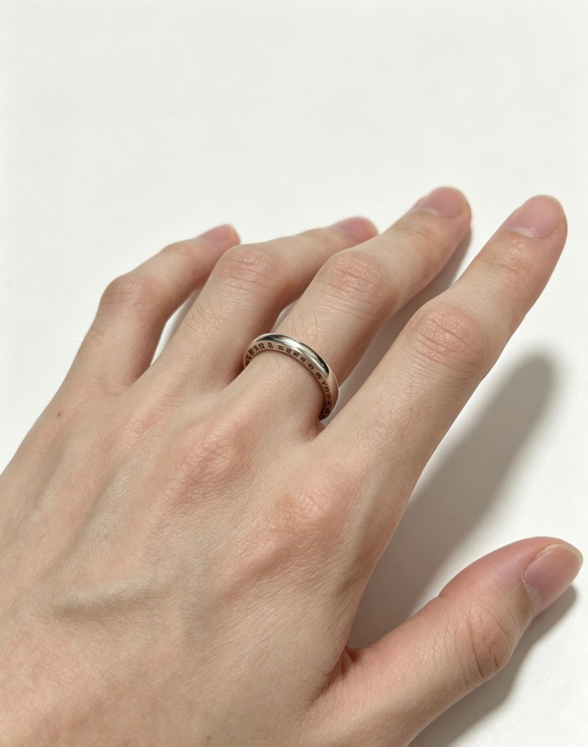 Martin Graham ring in polished metal-tone – front product view