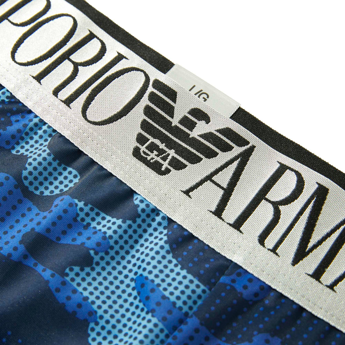 Armani Broad Logo Waistbands Men's Boxer Briefs - 3-Piece Box