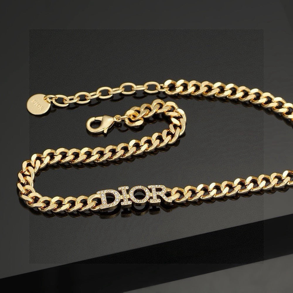 Martin Graham pendant necklace in polished metal-tone – front view