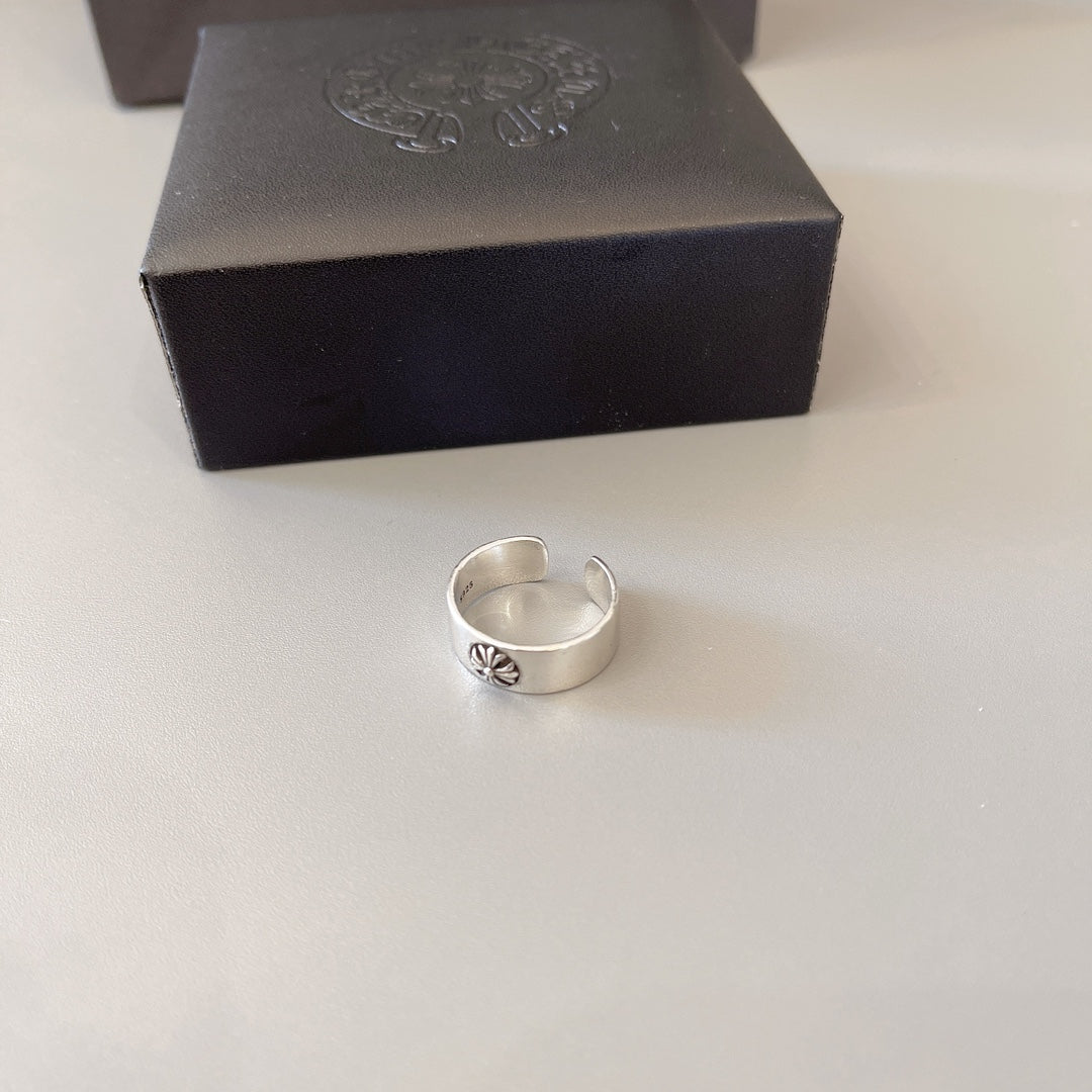 Martin Graham ring in polished metal-tone – front product view