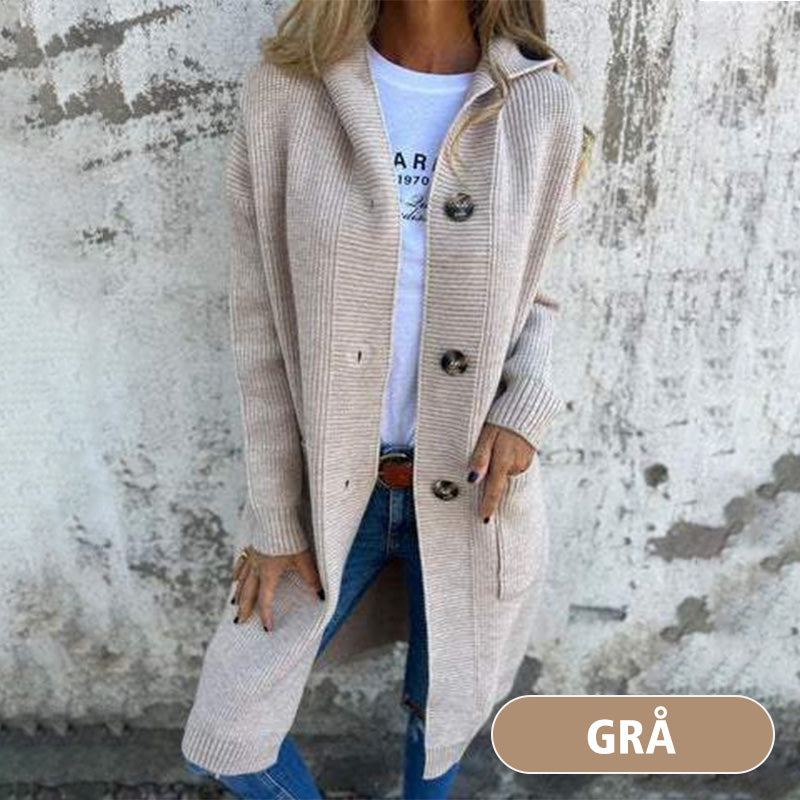 🎉Autumn Hot Sale🎉Button-down cardigan with hood for women Clothing &