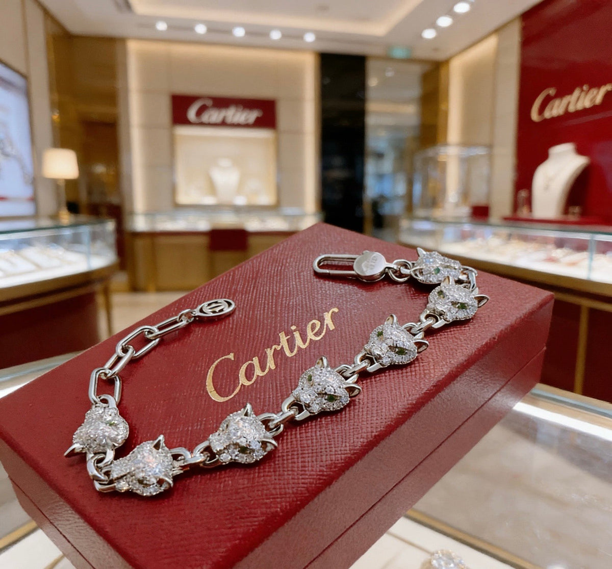 Martin Graham bracelet in polished metal-tone – front view