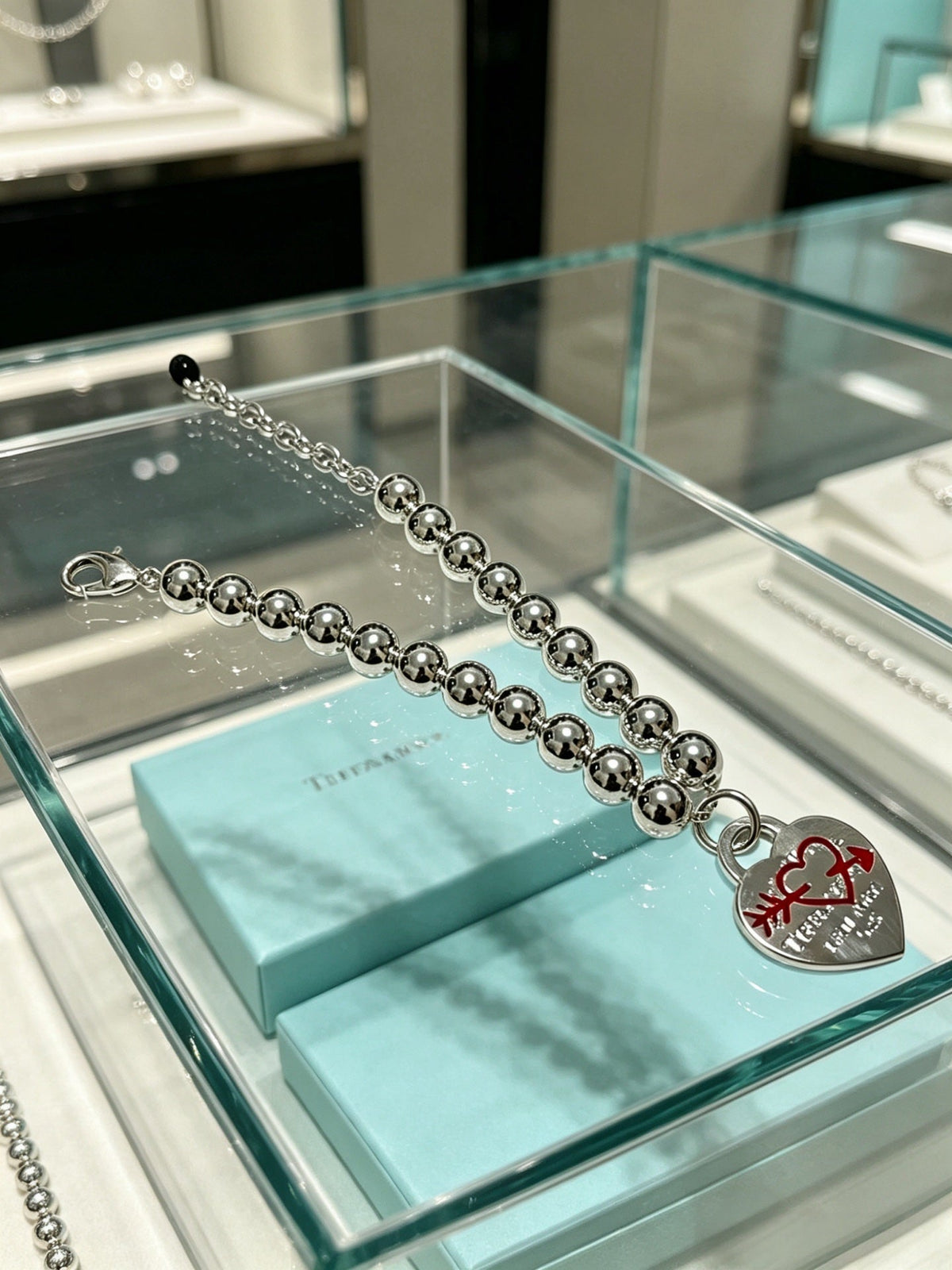 Martin Graham bracelet in polished metal-tone – front product view