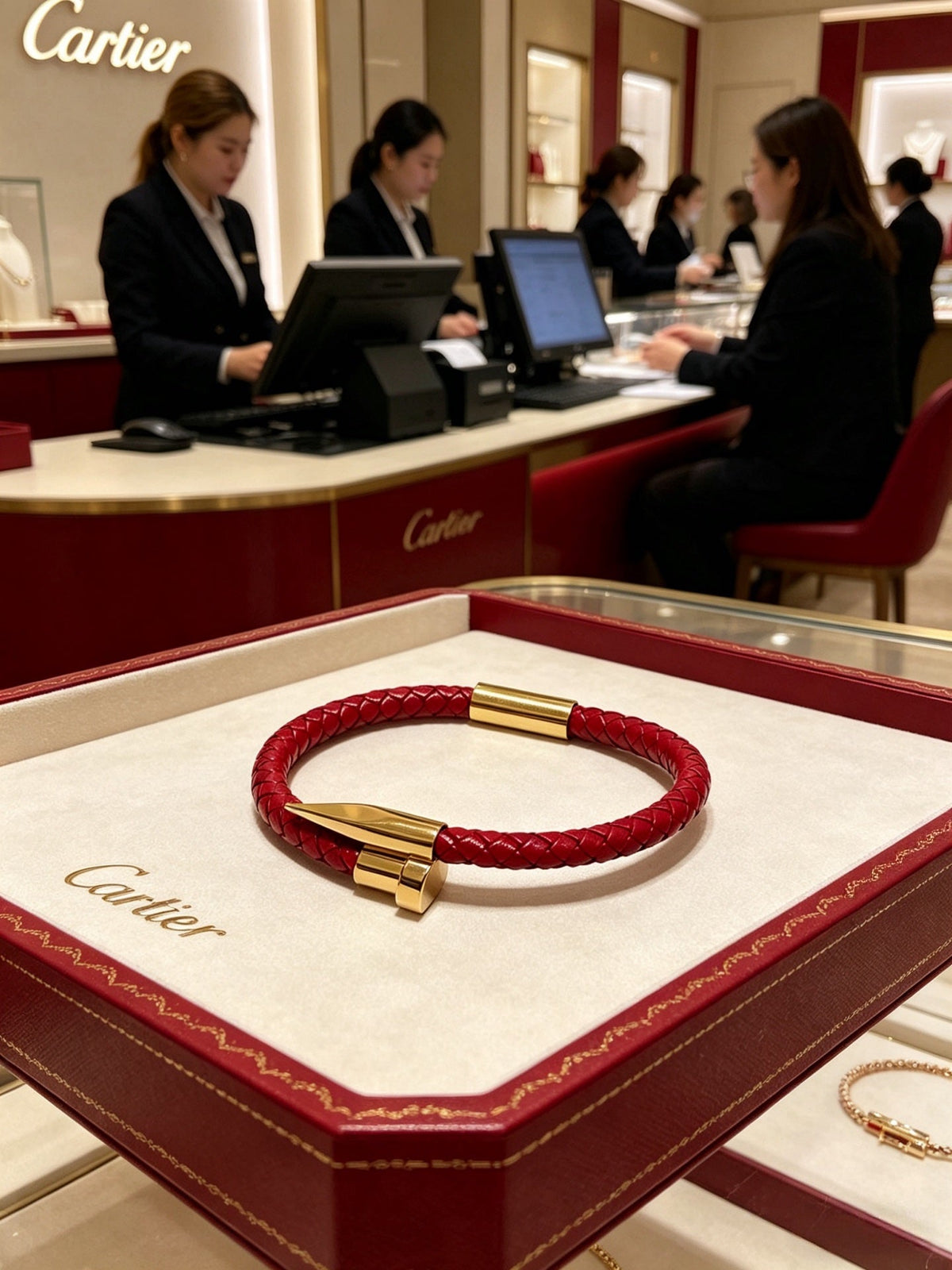 Martin Graham bracelet in polished metal-tone – front view