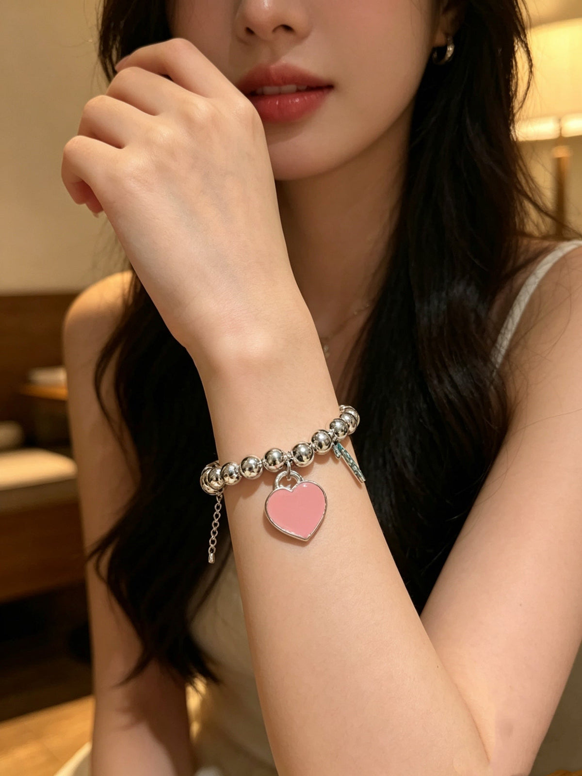 Martin Graham bracelet in polished metal-tone – front product view