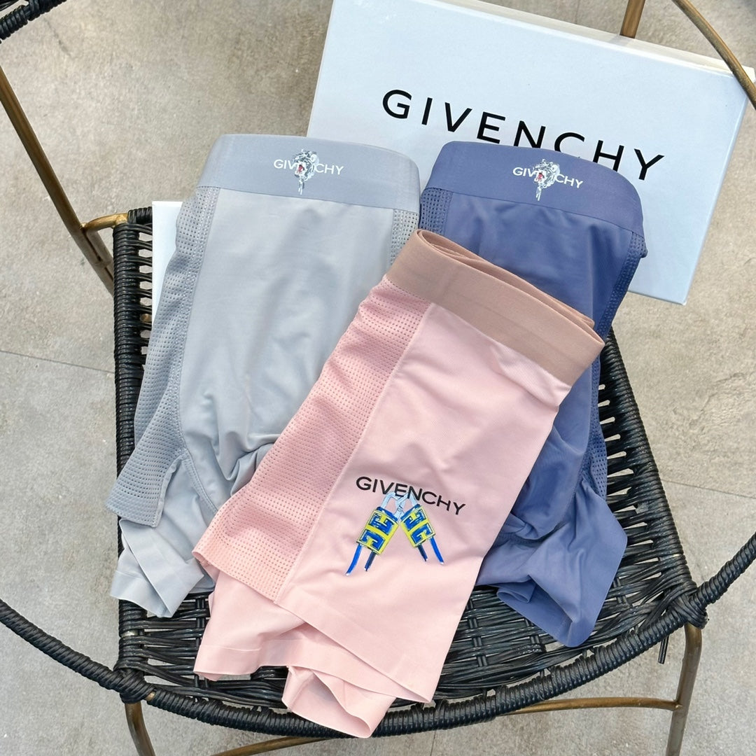 Givenchy Script And Graphic Men's Boxer Briefs - 3-Piece Box