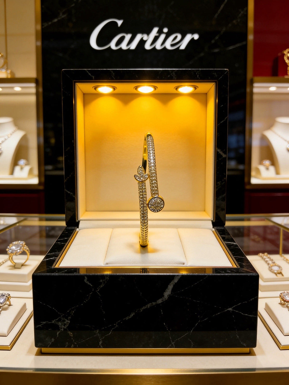 Martin Graham bracelet in polished metal-tone – front view