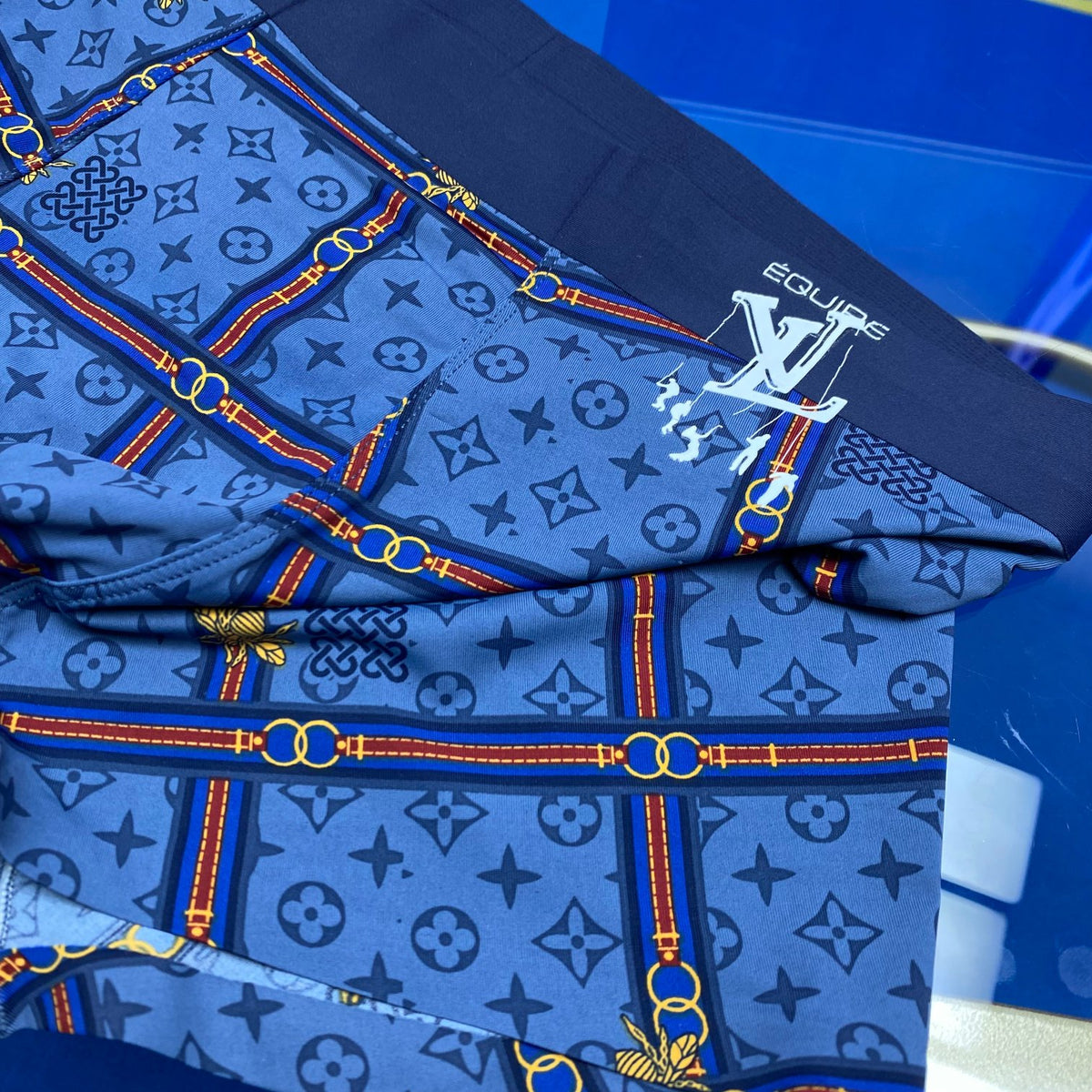 Louis Vuitton All-Over Animal And Monogram-Style Prints Men's Boxer Briefs - 3-Piece Box