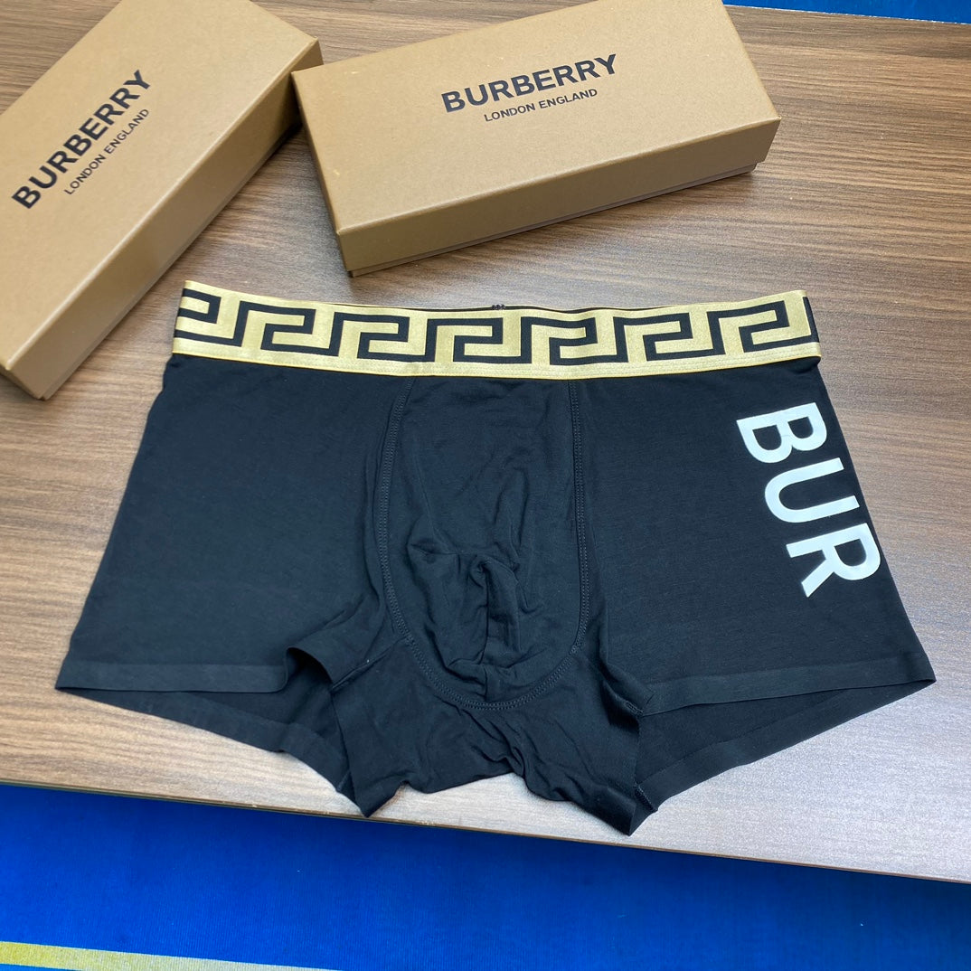Burberry Bold Lettering Men's Trunk Underwear - 3-Piece Box