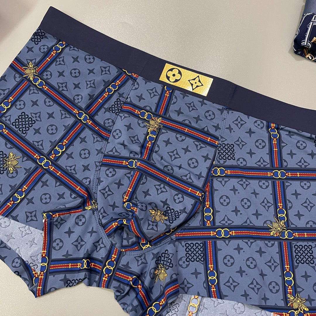 Louis Vuitton Nylon Blend Men's Boxer Briefs - 3-Piece Box - Sizes L-XXXL
