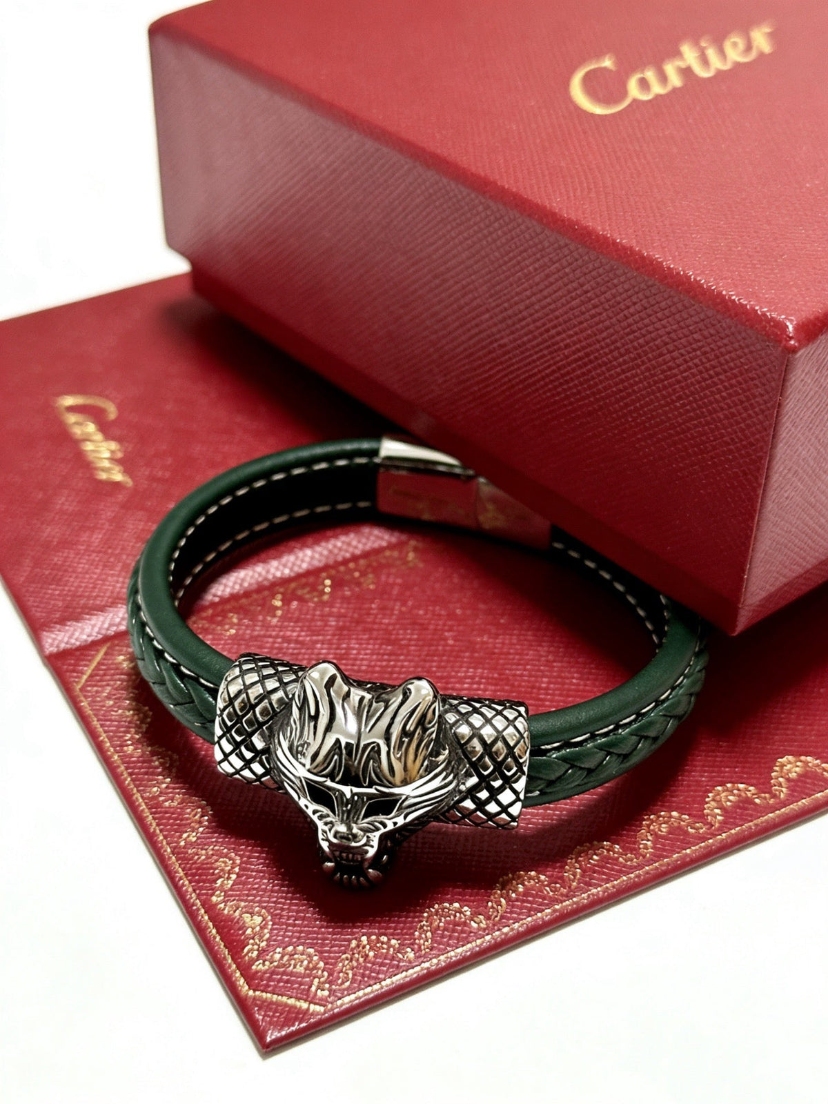 Martin Graham bracelet in polished metal-tone – front view