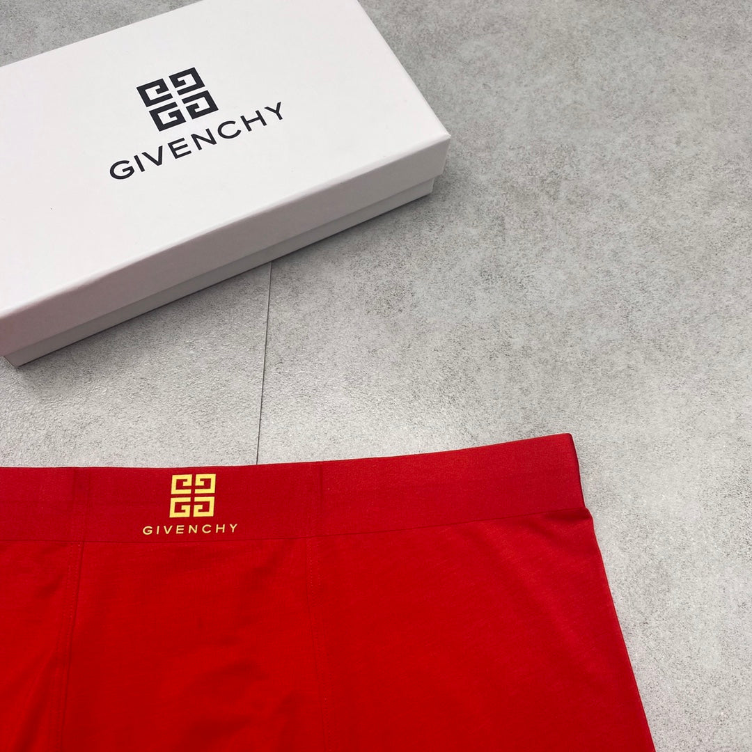 Givenchy Gold Emblem Men's Boxer Briefs - 3-Piece Box