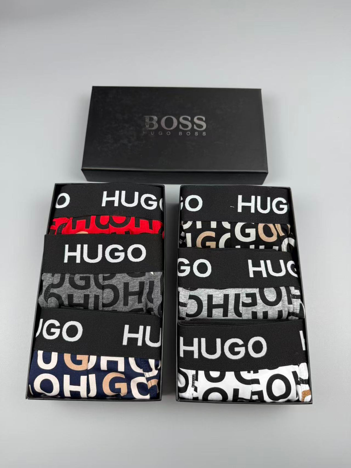 Boss Cotton Men's Boxer Briefs - 3-Piece Box