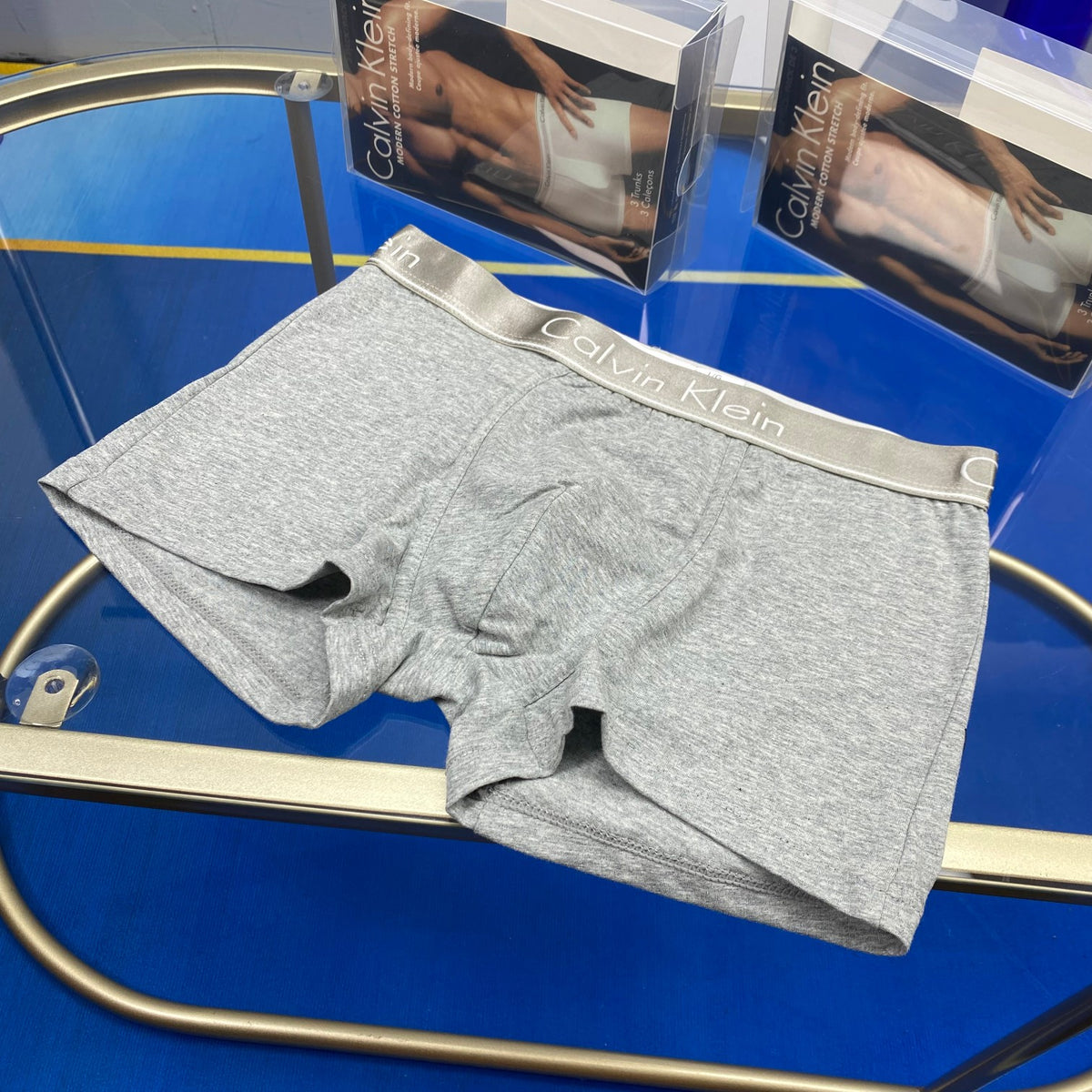 Calvin Klein Cotton Tonal Logo Waistbands Men's Boxer Briefs - 3-Piece Box