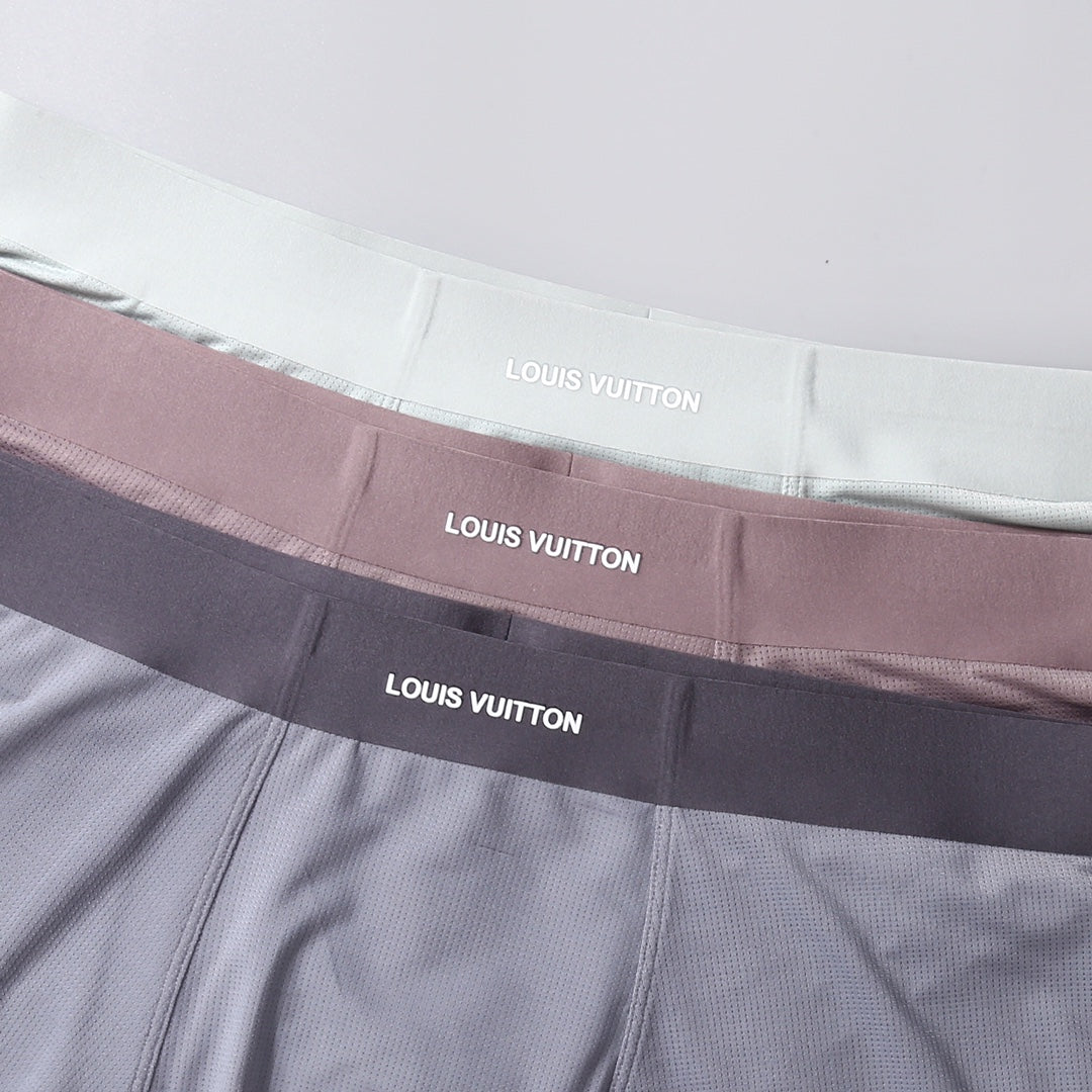 Louis Vuitton Maison Graphic Polyester-Blend Boxer Briefs - Box of 3