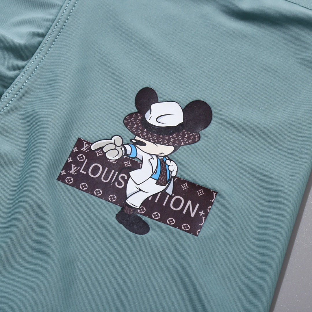 Louis Vuitton 86% Nylon & 14% Spandex Mickey Series Seamless-Cut Men's Boxer Briefs - 3-Piece Box