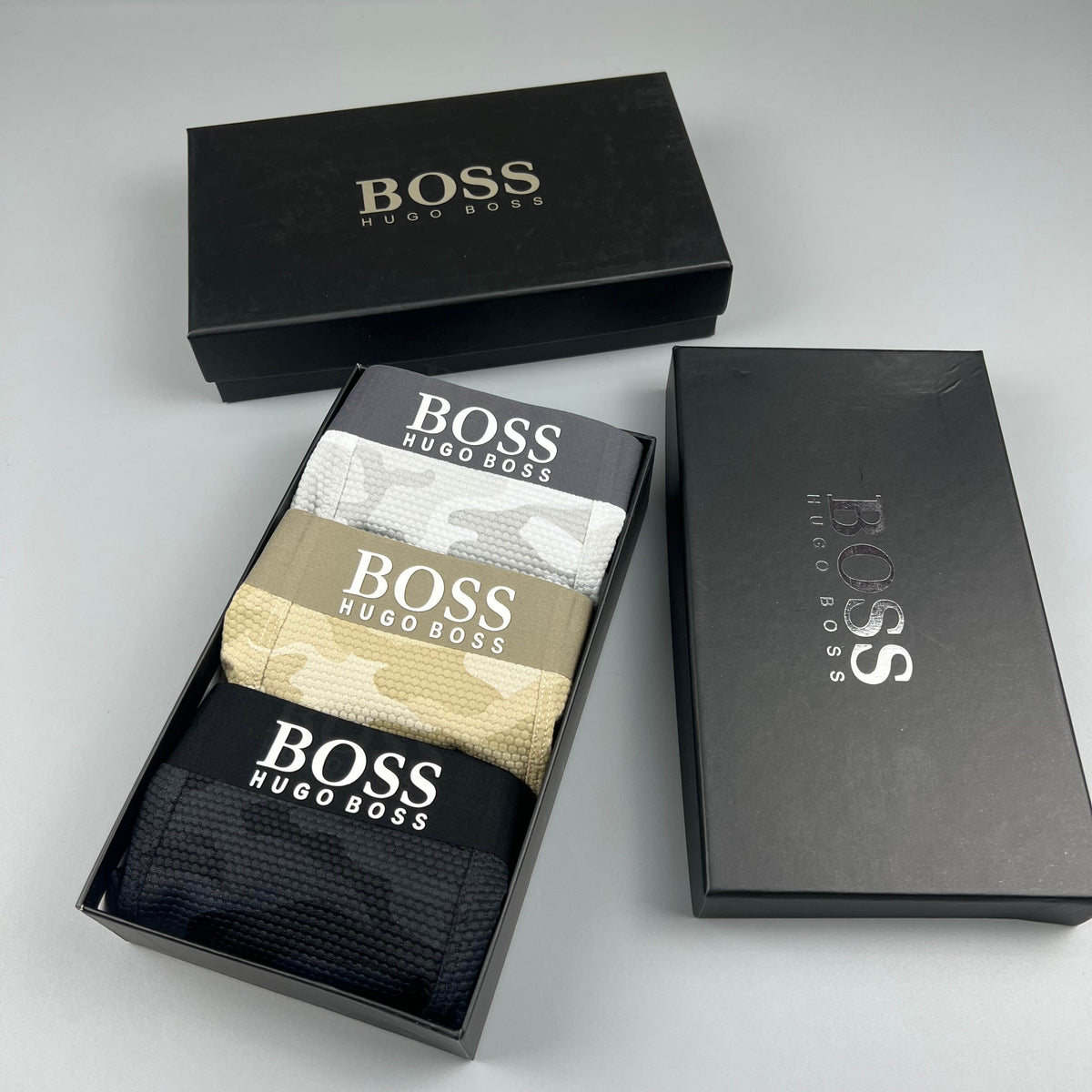 Boss 91/9 Modal-Spandex Breathable Men's Boxer Briefs – 3-Pack