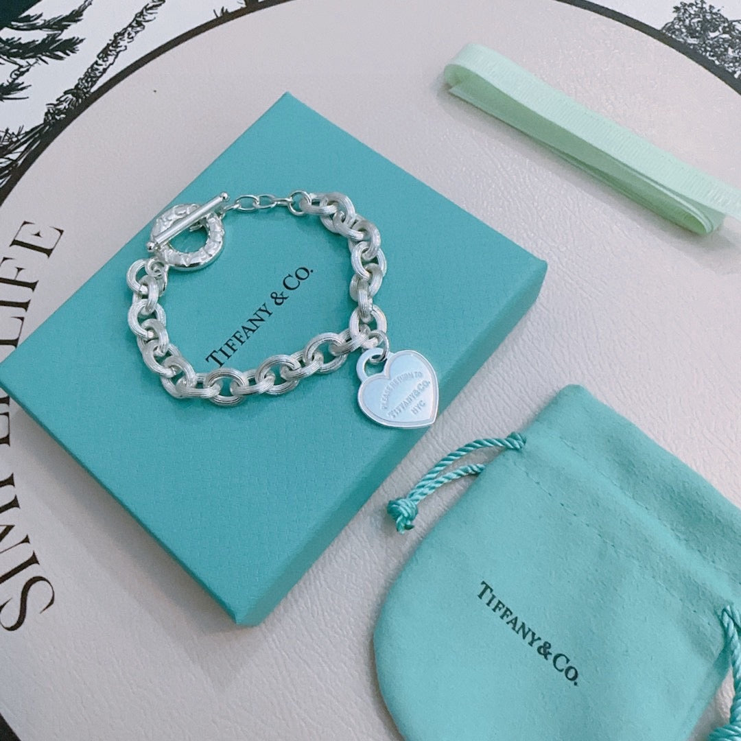 Martin Graham bracelet in polished metal-tone – front product view