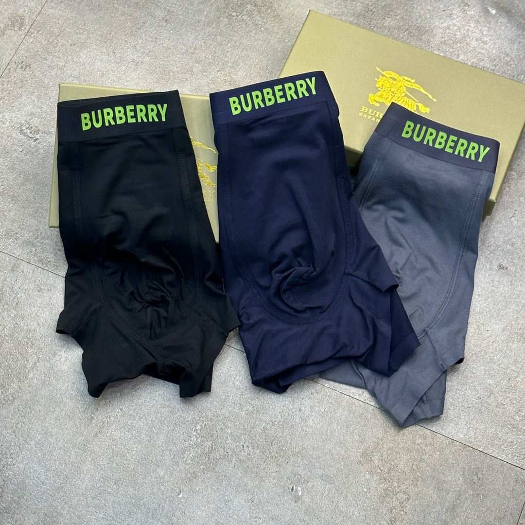 Burberry Modal Men's Boxer Briefs - 3-Piece Box - Sizes L-XXXL
