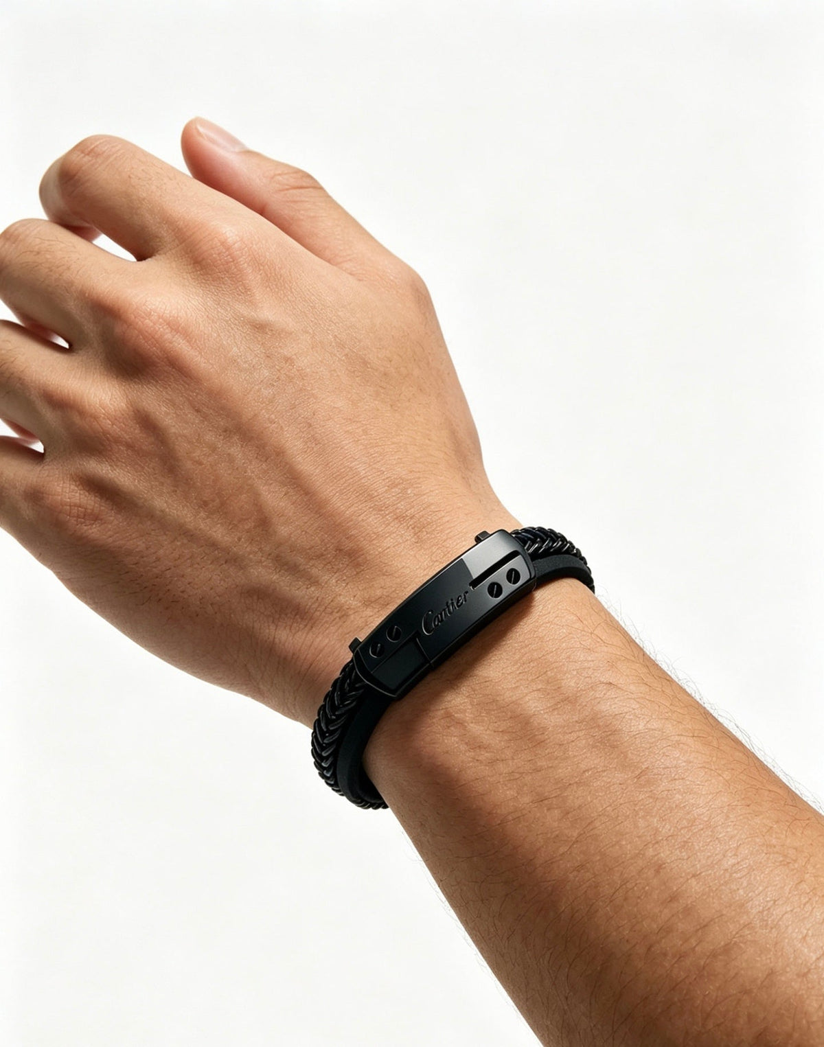 Martin Graham bracelet in polished metal-tone – front view