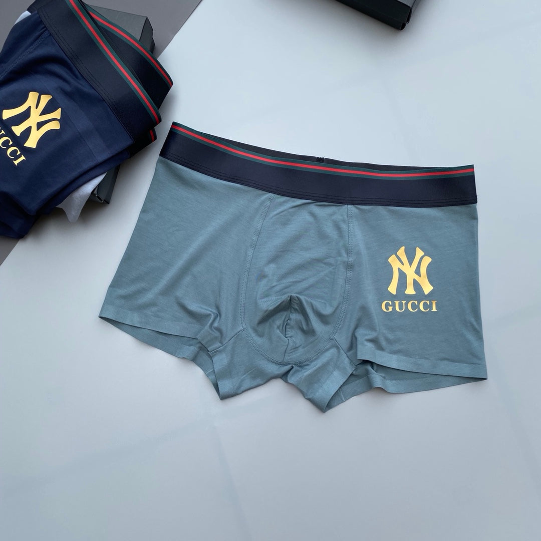 Gucci Modal Breathable Seamless Men's Boxer Briefs – 3-Pack
