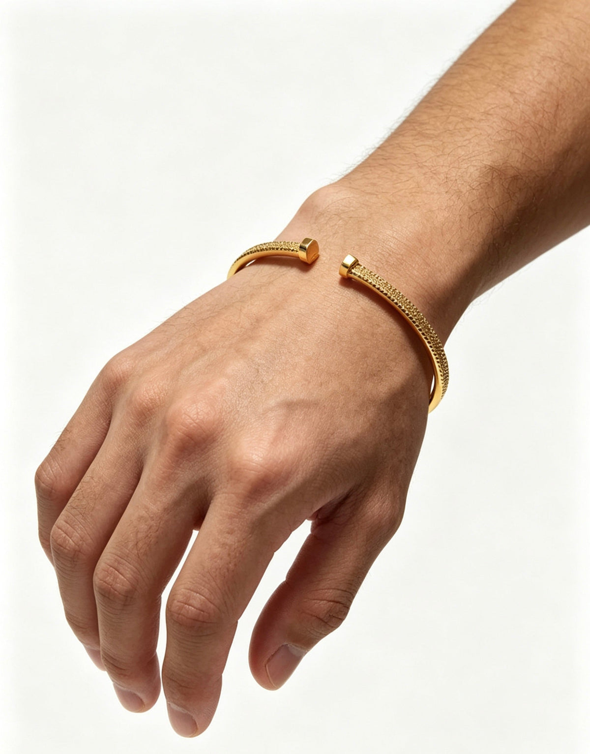 Martin Graham bracelet in polished metal-tone – front view