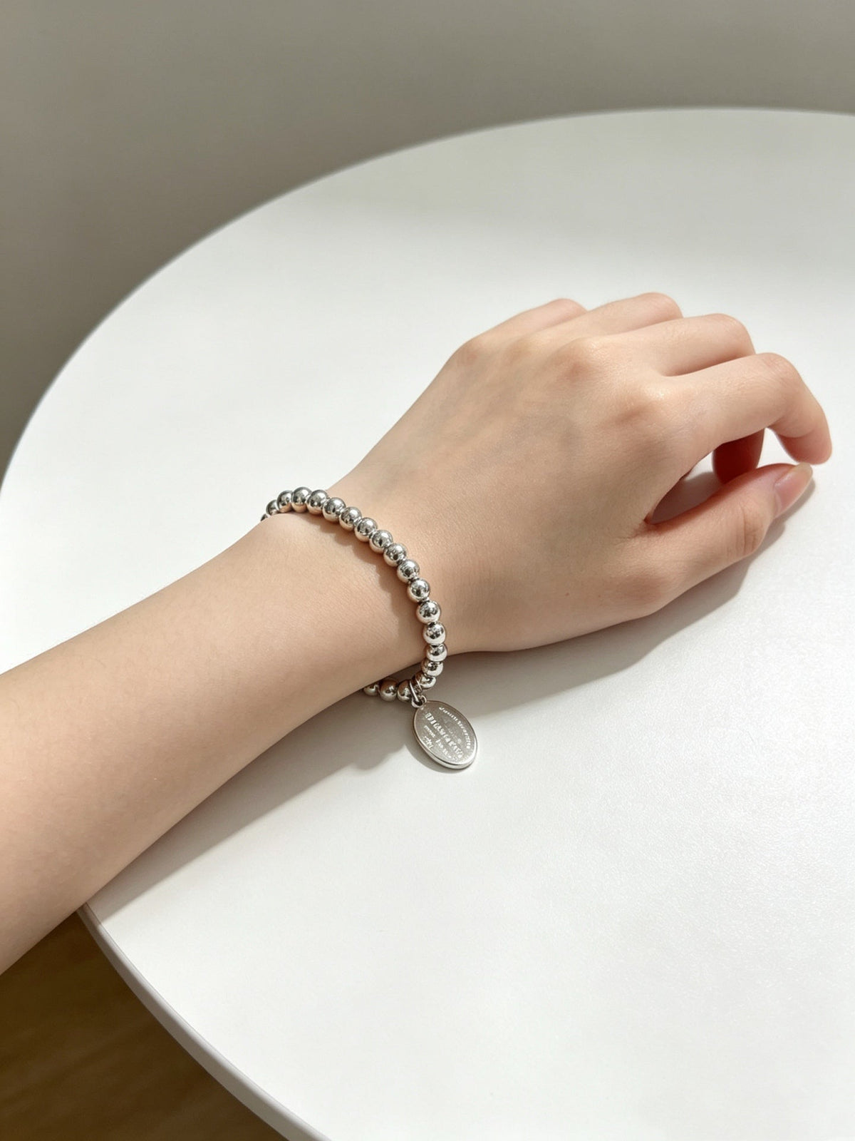 Martin Graham bracelet in polished metal-tone – front product view