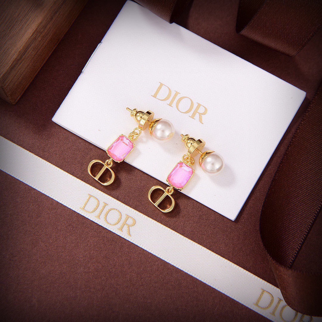 Martin Graham stud earrings in polished metal-tone – front view