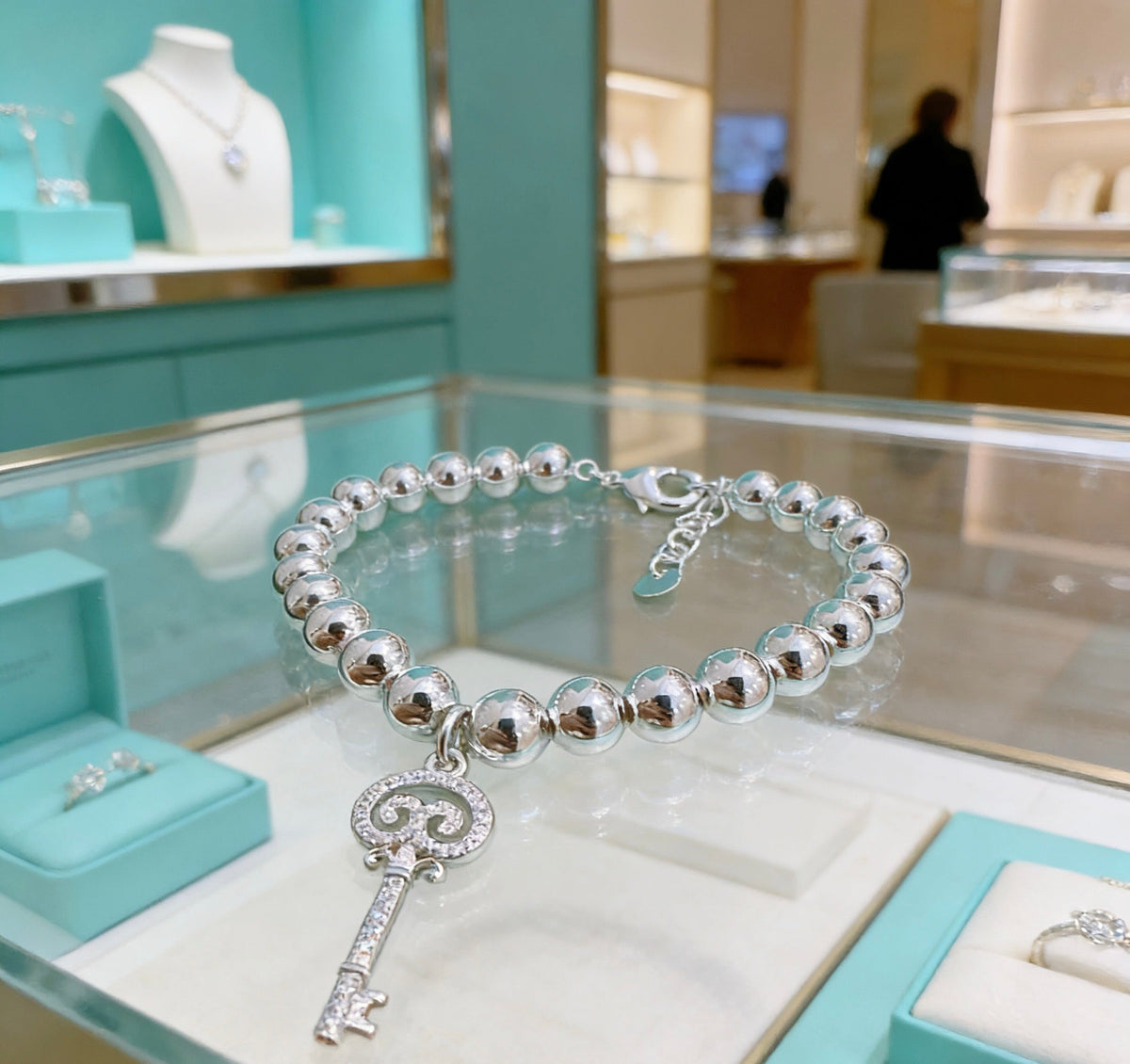 Martin Graham bracelet in polished metal-tone – front product view