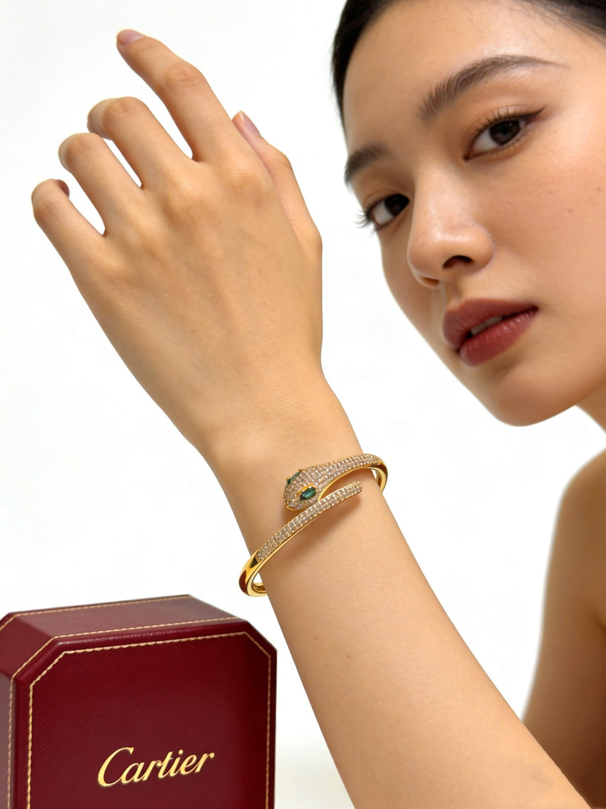 Martin Graham bracelet in polished metal-tone – front view