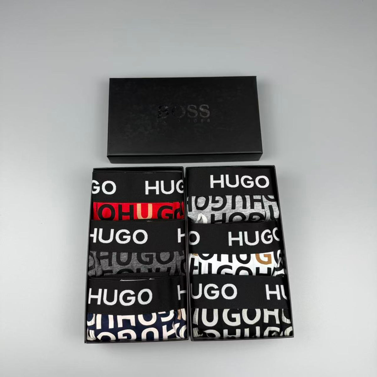 Boss Cotton Men's Boxer Briefs - 3-Piece Box