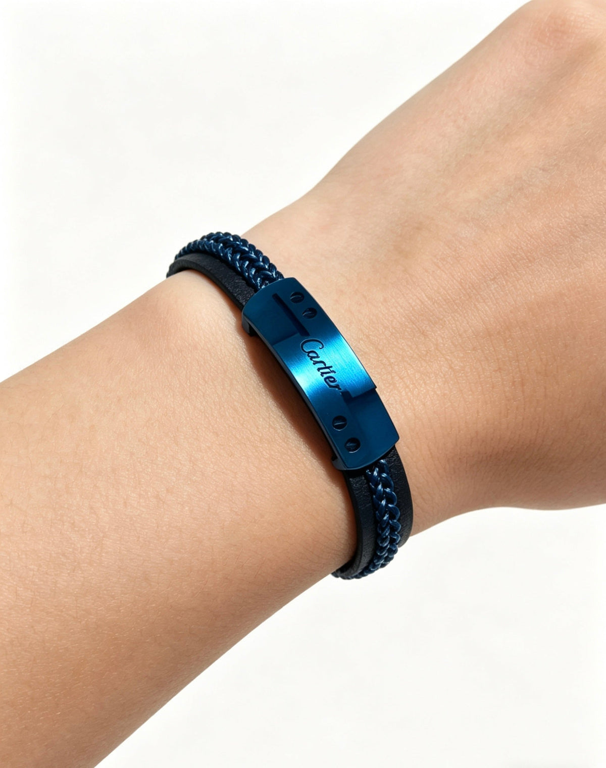 Martin Graham bracelet in polished metal-tone – front view