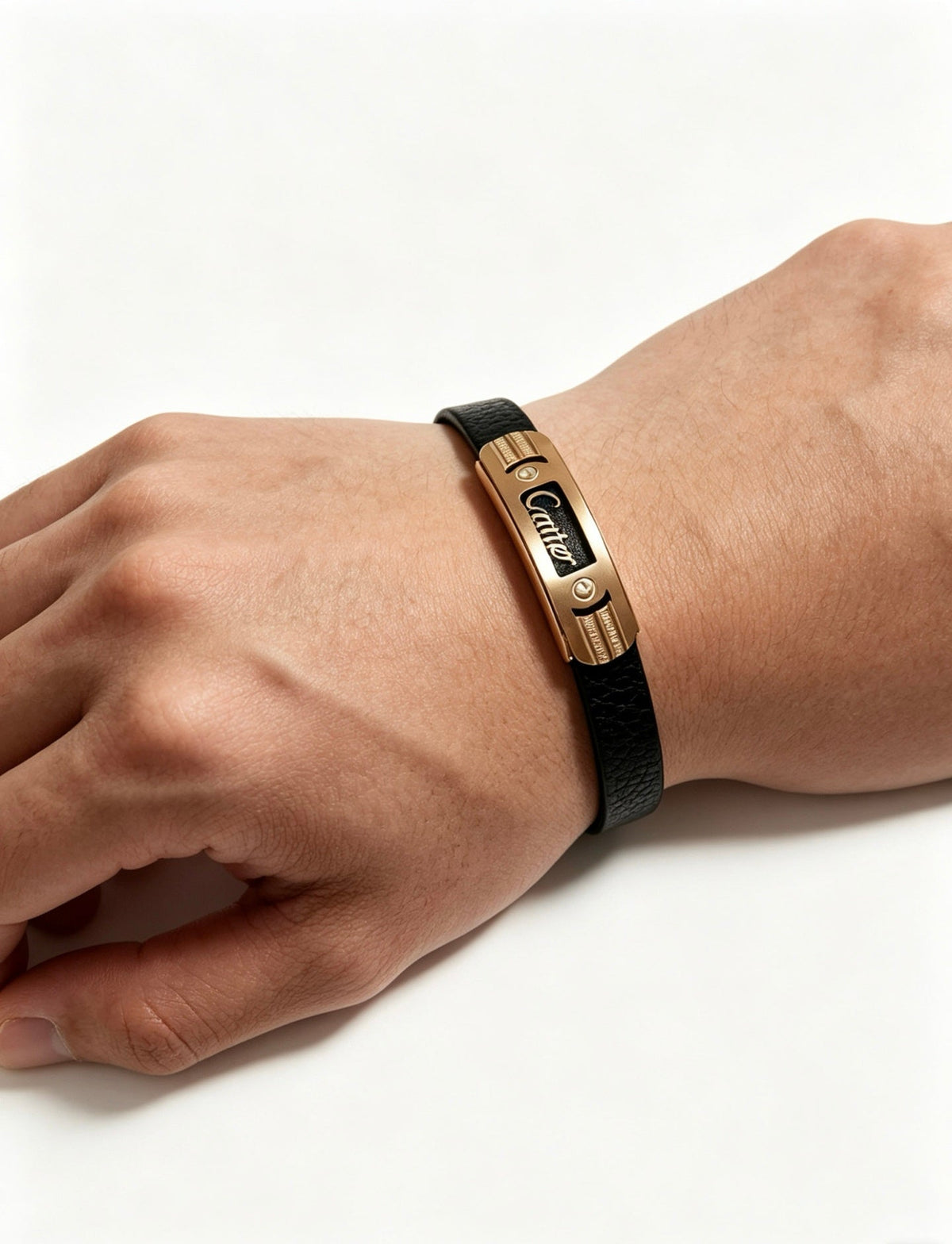 Martin Graham bracelet in polished metal-tone – front view