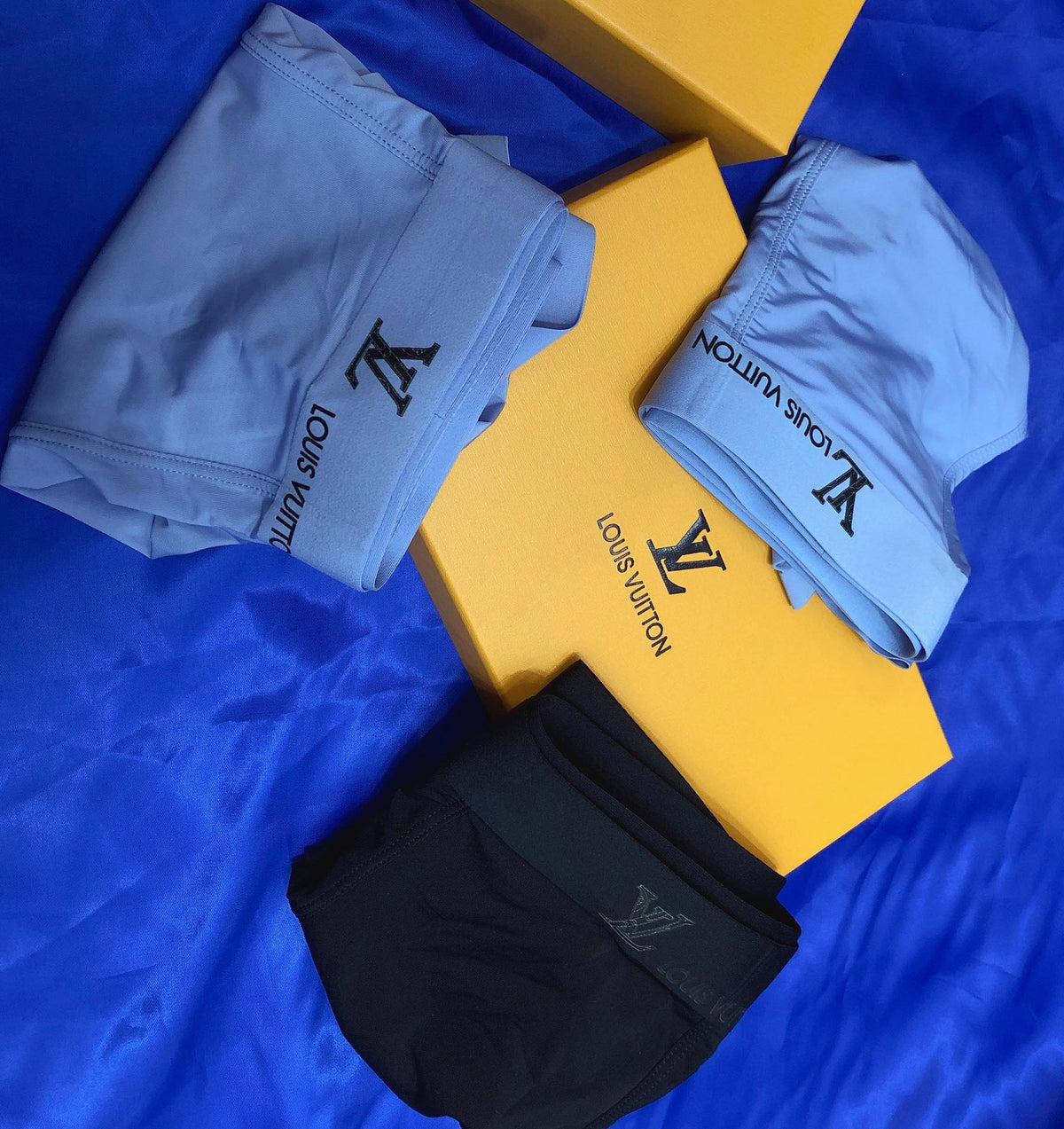 Louis Vuitton Clean Logo Waistbands Men's Boxer Briefs - 3-Piece Box