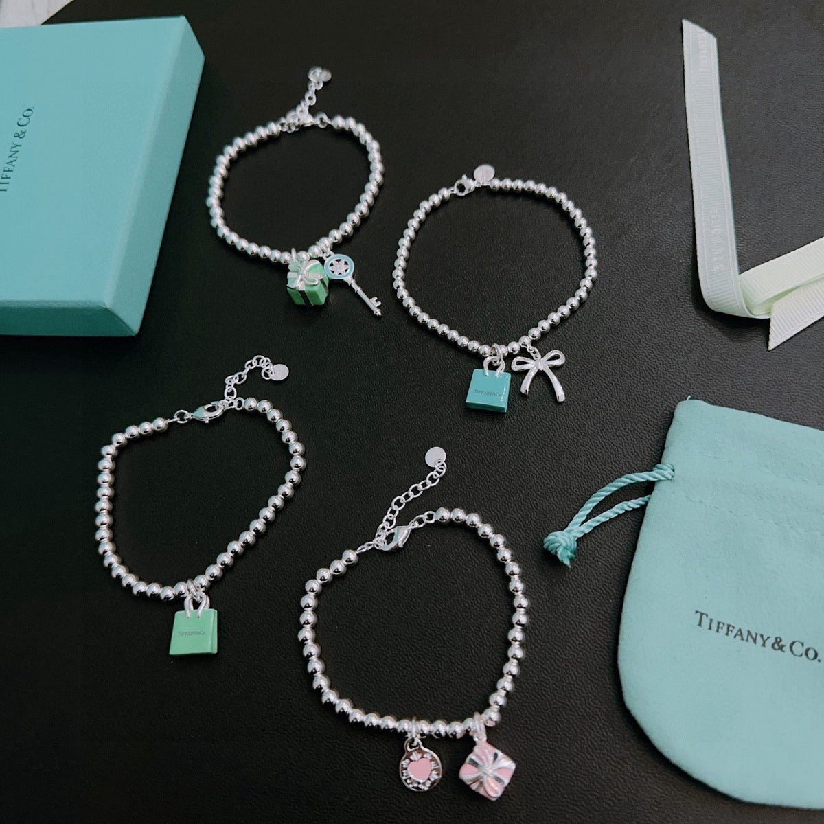 Martin Graham bracelet in polished metal-tone – front product view