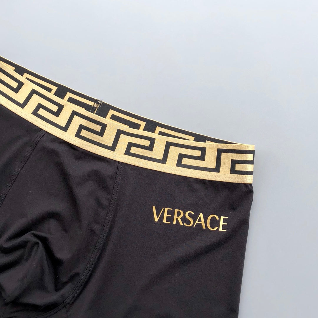Versace Modal Breathable Seamless Men's Boxer Briefs – 3-Pack
