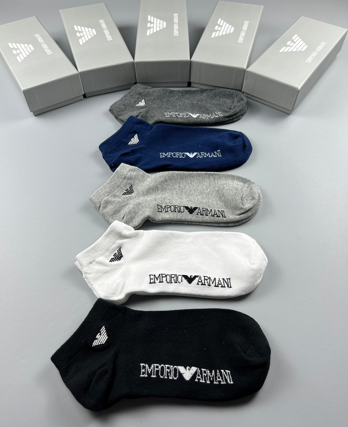 Emporio Armani Cotton Socks - 5-Pair Set