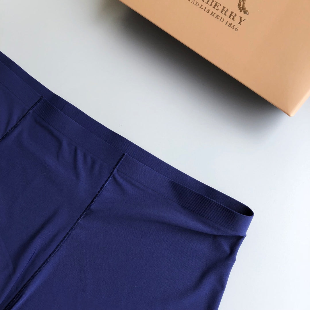 Burberry Side Lettering Men's Trunk Underwear - 3-Piece Box
