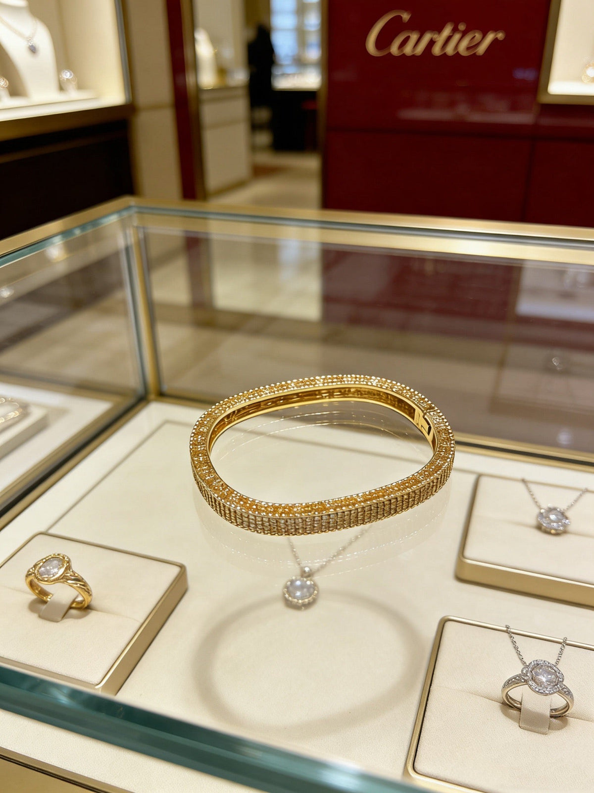 Martin Graham bracelet in polished metal-tone – front view