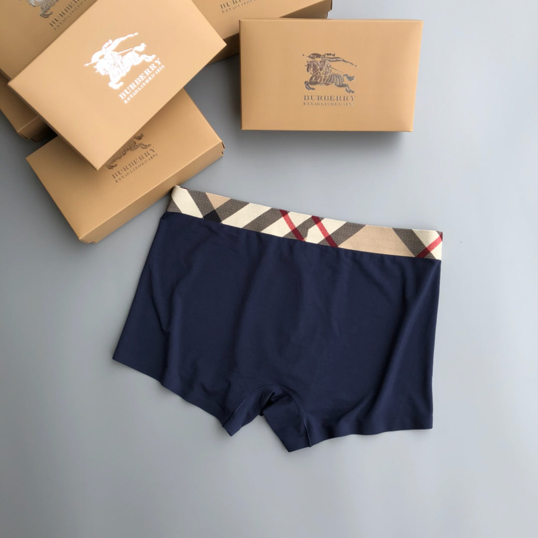 Burberry Contrast Logo Waistbands Men's Boxer Briefs - 3-Piece Box