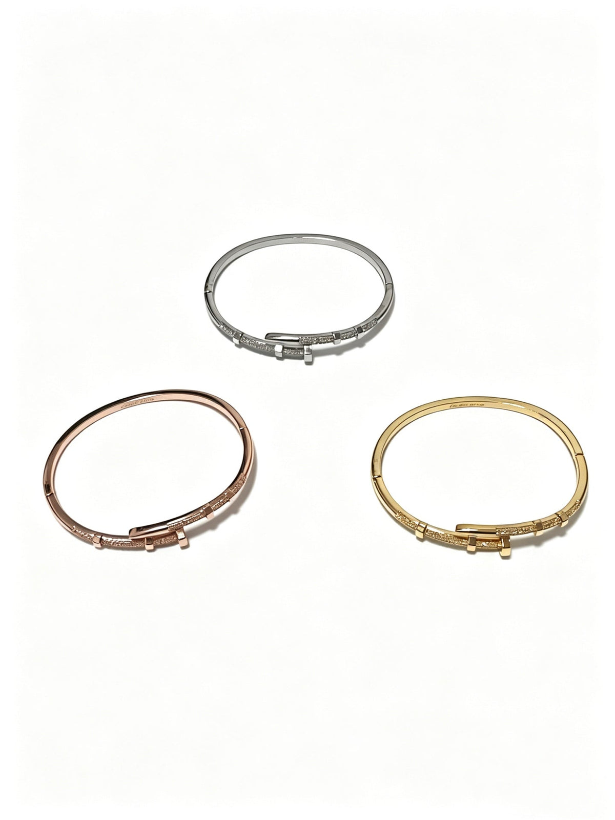 Martin Graham bracelet in polished metal-tone – front view
