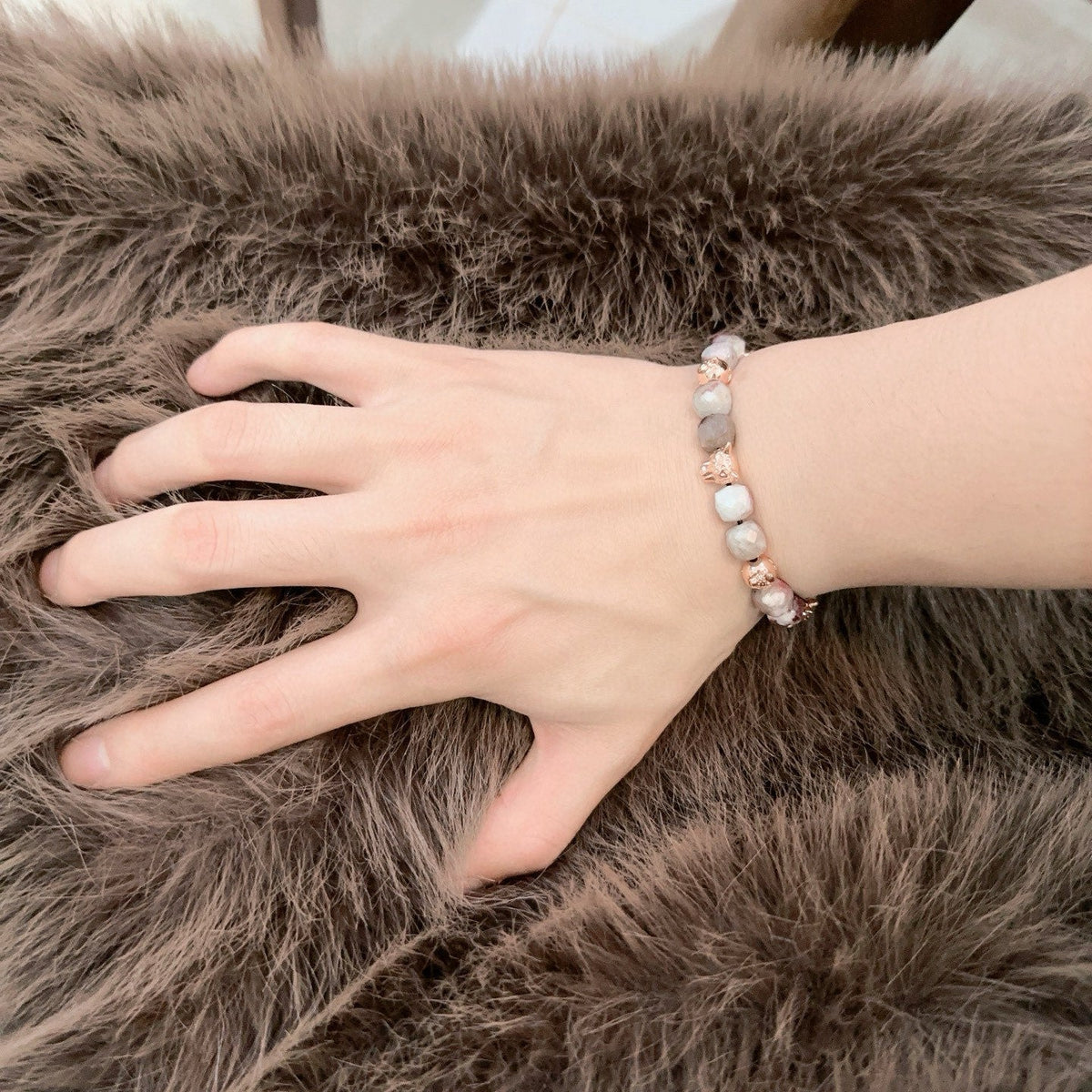Martin Graham bracelet in polished metal-tone – front view