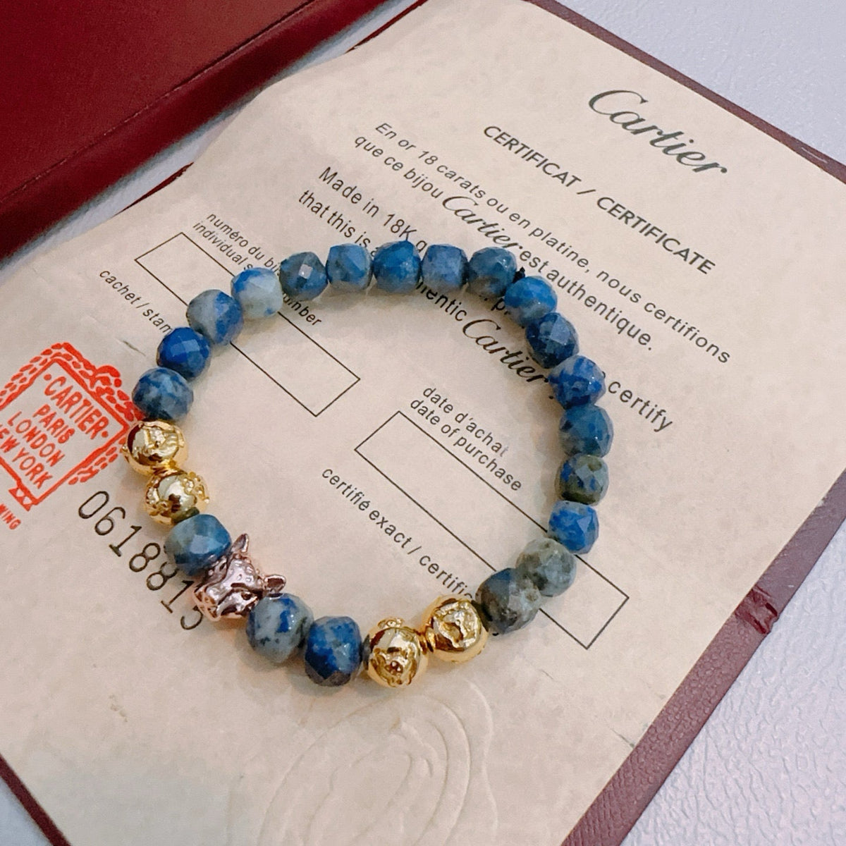 Martin Graham bracelet in polished metal-tone – front view
